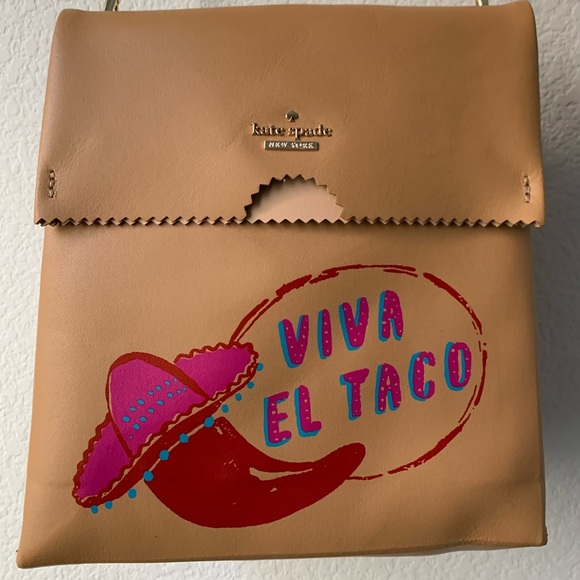 kate spade Handbags - Kate Spade Haute Stuff Taco Takeout Purse NWT RARE